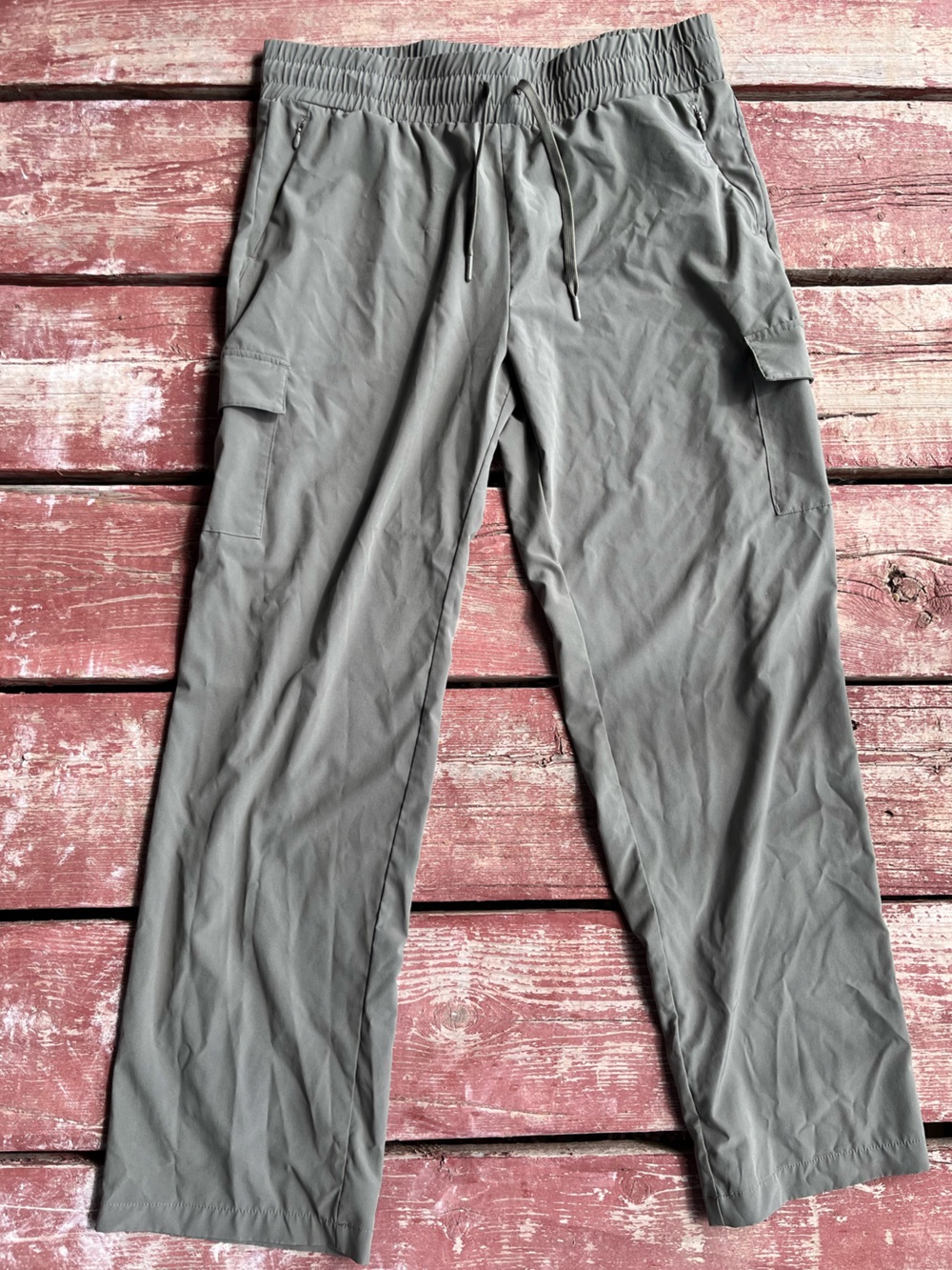Kyodan Sage Green Cargo Hiking Pants lightweight joggers